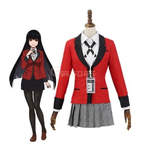 Anime Kakegurui Yumeko Jabami Uniform Cosplay Costumes