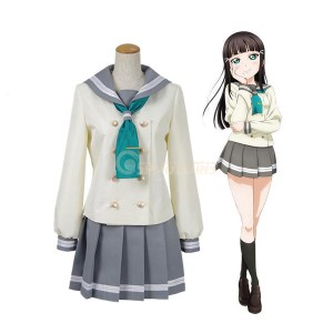 LoveLive!Sunshine!! Kurosawa Dia and Aqours All Members Autumn And Winter School Uniform Cosplay Costume