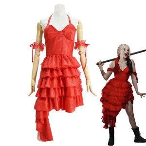 Movie The Suicide Squad 2021 Birds of Prey Harley Quinn Halloween Cosplay Costumes