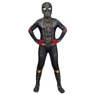 Spider-Man 3 No Way Home Peter Parker Kids Jumpsuit Cosplay Costumes