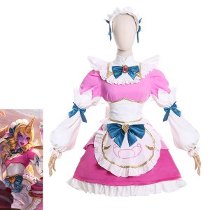 Game LOL Cafe Cutie Soraka Fullset Cosplay Costumes