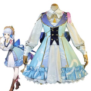 Game Genshin Impact Springbloom Missive Kamisato Ayaka Lolita Cosplay Costumes