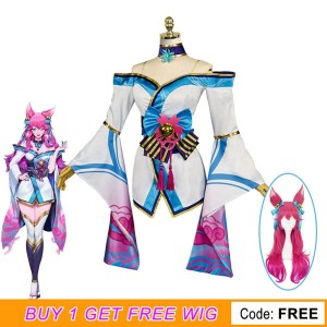 Game LOL Spirit Blossom Ahri Cosplay Costumes