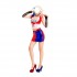 Movie Suicide Squad Harley Quinn T shirt Cosplay Costumes