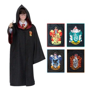 Movie Harry Potter Gryffindor and The Four Houses of Hogwarts Cosplay Magic Robe