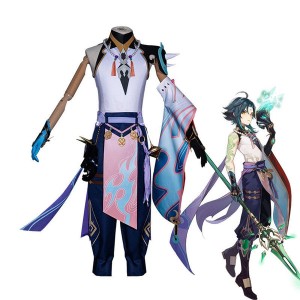 Game Genshin Impact Xiao Fullset Cosplay Costumes