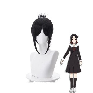 Anime Kaguya-sama: Love is War Kaguya Shinomiya Black Cosplay Wigs