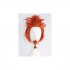 Anime Danganronpa: Trigger Happy Havoc Leon Kuwata Orange Short Cosplay Wigs