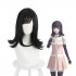 Anime Akudama Drive The Swindler Ordinary Person Long Black Cosplay Wigs