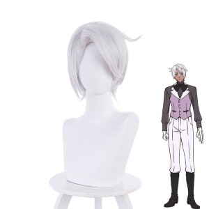 Anime The Case Study of Vanitas Noé Archiviste Silver White Cosplay Wigs