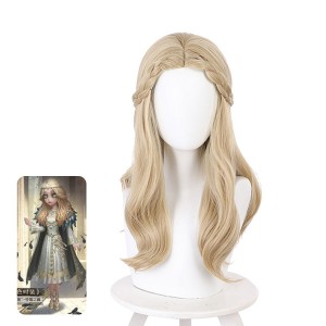 Game Identity V Psychologist Eda Mesmer Khaki Cosplay Wigs