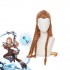 Game Genshin Impact Aloy Brown Halloween Cosplay Wigs
